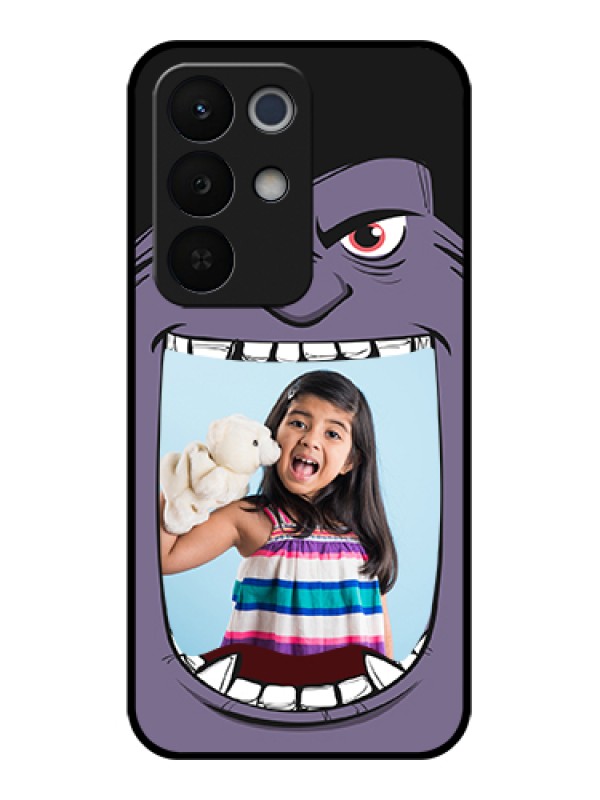 Custom Realme Narzo 90X 5G Custom Glass Phone Case - Angry Monster Design