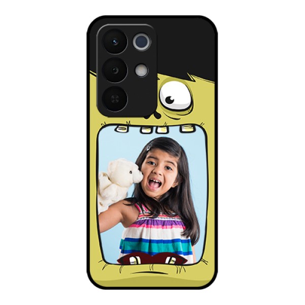Realme Narzo 90X 5G Custom Glass Phone Case - Cartoon Monster Back Case Design Realme Narzo 90X 5G Custom Glass Phone Case - Cartoon Monster Back Case Design