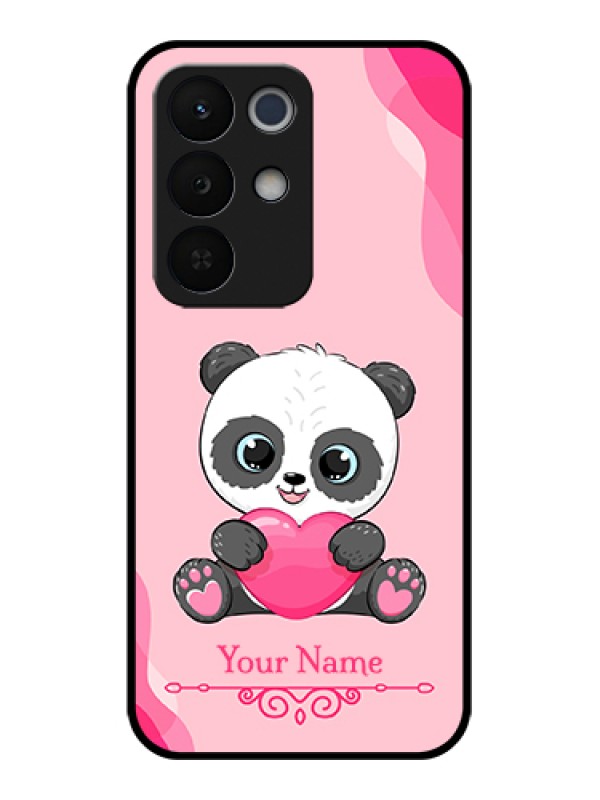 Custom Realme Narzo 90X 5G Custom Glass Phone Case - Cute Panda Design