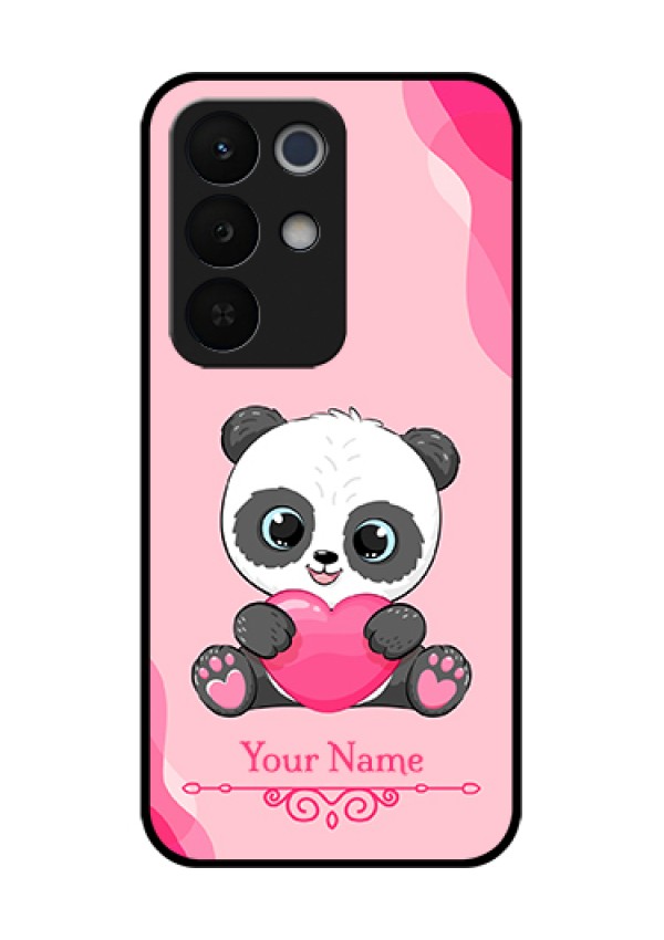 Realme Narzo 90X 5G Custom Glass Phone Case - Cute Panda Design