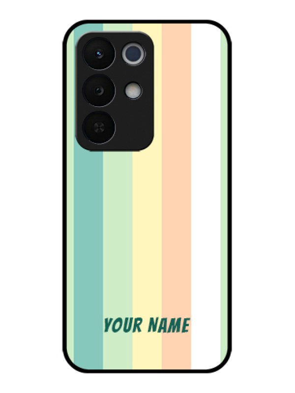 Custom Realme Narzo 90X 5G Custom Glass Phone Case - Multi - Colour Stripes Design