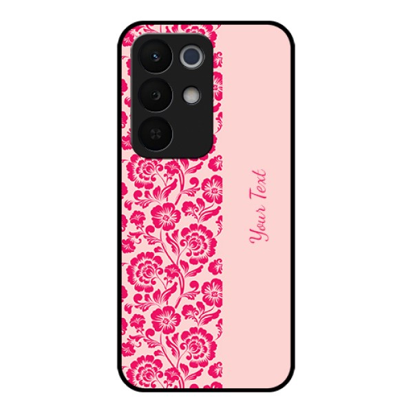 Realme Narzo 90X 5G Custom Glass Phone Case - Attractive Floral Pattern Design Realme Narzo 90X 5G Custom Glass Phone Case - Attractive Floral Pattern Design