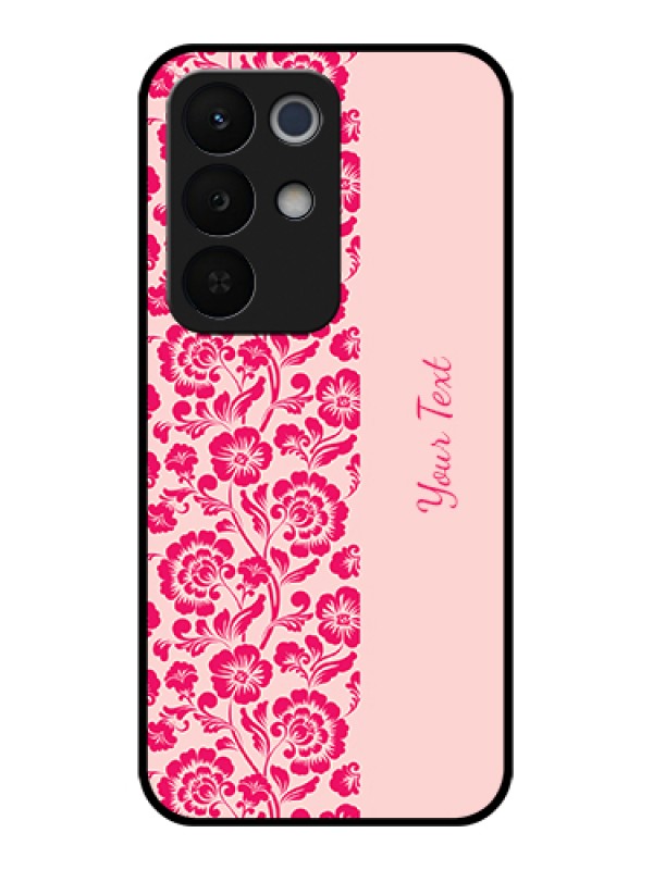 Custom Realme Narzo 90X 5G Custom Glass Phone Case - Attractive Floral Pattern Design
