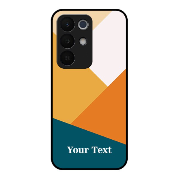 Realme Narzo 90X 5G Custom Glass Phone Case - Stacked Multi - Colour Design