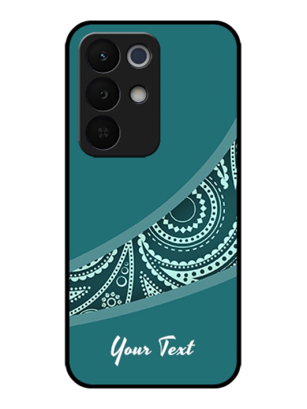 Custom Realme Narzo 90X 5G Custom Glass Phone Case - Semi Visible Floral Design