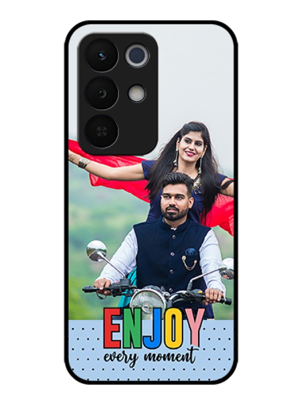 Custom Realme Narzo 90X 5G Custom Glass Phone Case - Enjoy Every Moment Design