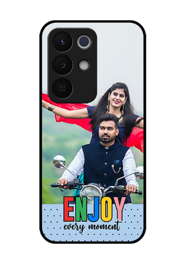 Realme Narzo 90X 5G Custom Glass Phone Case - Enjoy Every Moment Design