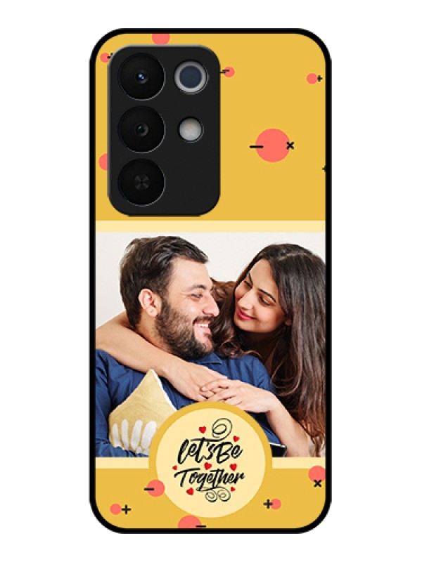 Custom Realme Narzo 90X 5G Custom Glass Phone Case - Lets Be Together Design