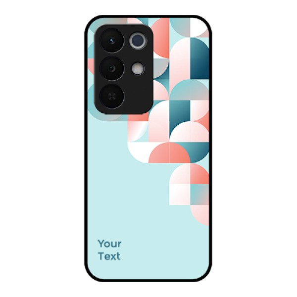 Realme Narzo 90X 5G Custom Glass Phone Case - Stylish Semi - Circle Pattern Design Realme Narzo 90X 5G Custom Glass Phone Case - Stylish Semi - Circle Pattern Design