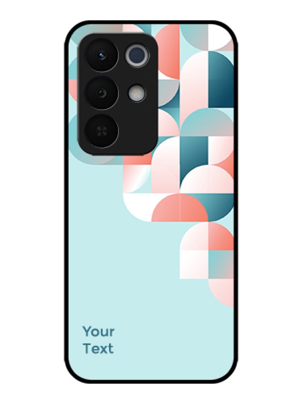 Custom Realme Narzo 90X 5G Custom Glass Phone Case - Stylish Semi - Circle Pattern Design