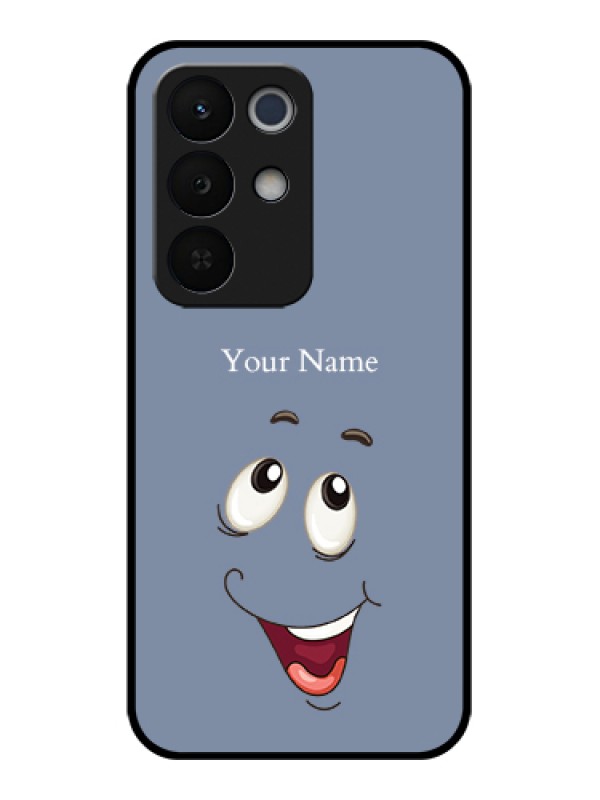Custom Realme Narzo 90X 5G Custom Glass Phone Case - Laughing Cartoon Face Design