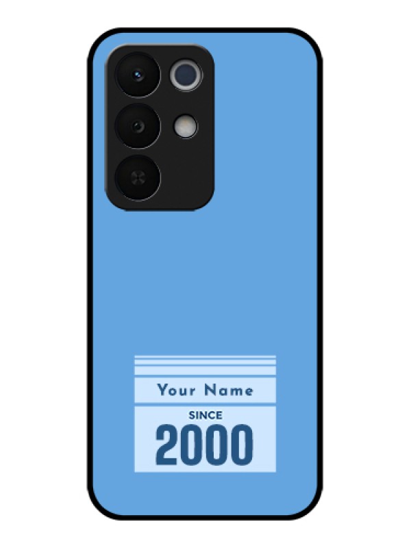 Custom Realme Narzo 90X 5G Custom Glass Phone Case - Custom Year Of Birth Design