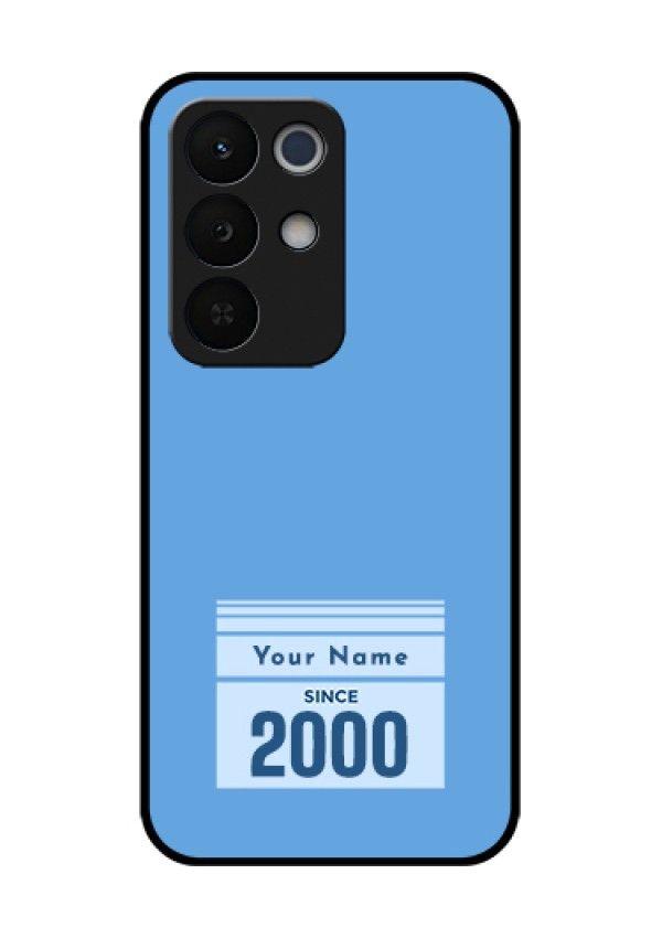 Realme Narzo 90X 5G Custom Glass Phone Case - Custom Year Of Birth Design