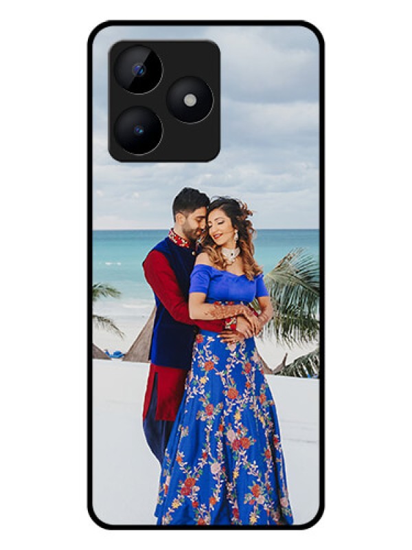 Custom Realme Narzo N53 Photo Printing on Glass Case - Upload Full Picture Design