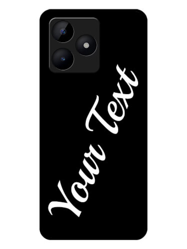 Custom Realme Narzo N53 Custom Glass Mobile Cover with Your Name