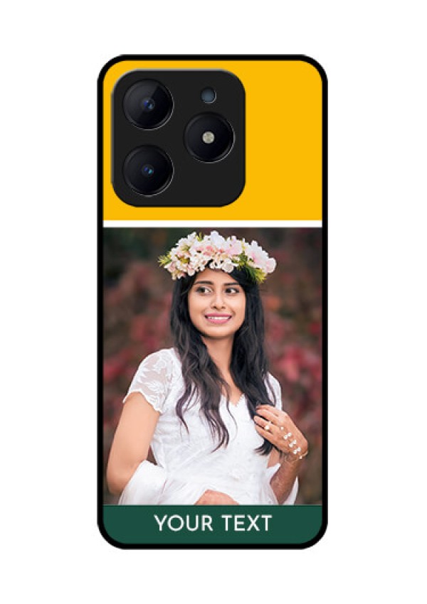 Realme Narzo N63 Custom Glass Phone CaseLove You Design