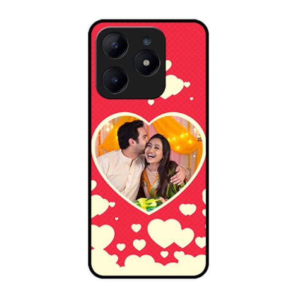 Realme Narzo N63 Custom Glass Phone CaseLove Symbols Phone Cover Design Realme Narzo N63 Custom Glass Phone CaseLove Symbols Phone Cover Design