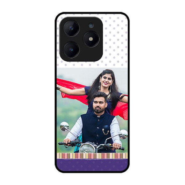 Realme Narzo N63 Custom Glass Phone CaseCute Family Design