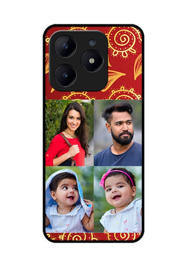 Realme Narzo N63 Custom Glass Phone Case4 Image Traditional Design