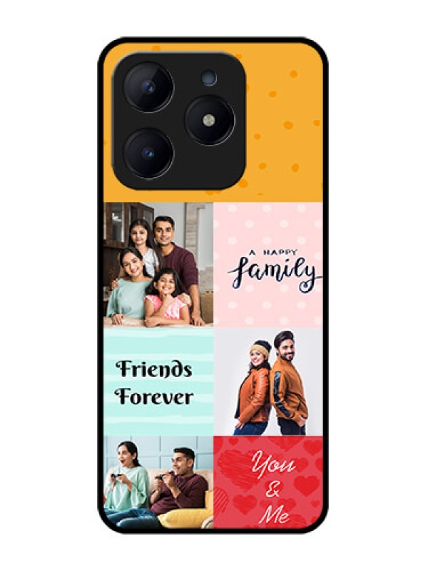 Custom Realme Narzo N63 Custom Glass Phone CaseImages With Quotes Design