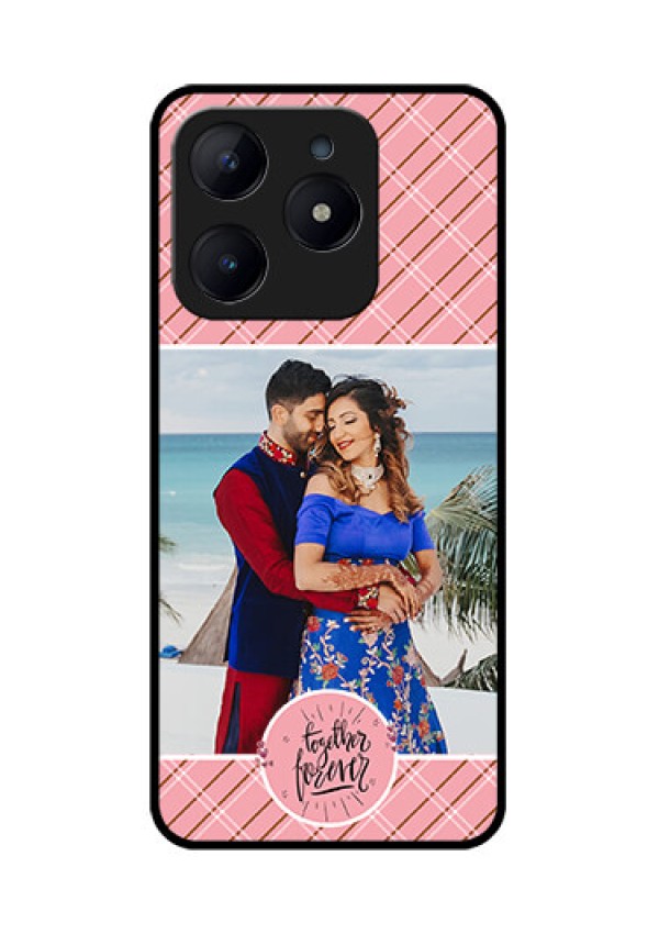 Realme Narzo N63 Custom Glass Phone CaseTogether Forever Design