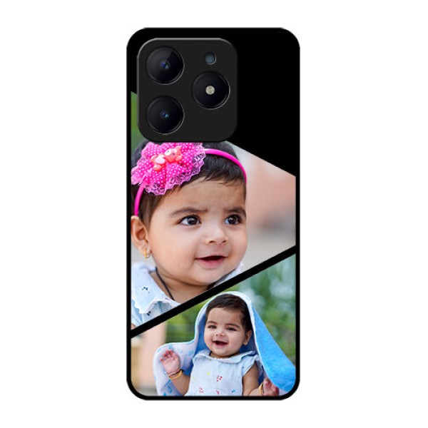 Realme Narzo N63 Custom Glass Phone CaseSemi Cut Design