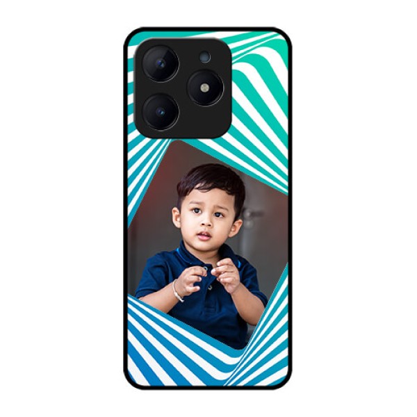 Realme Narzo N63 Custom Glass Phone CaseAbstract Spiral Design Realme Narzo N63 Custom Glass Phone CaseAbstract Spiral Design