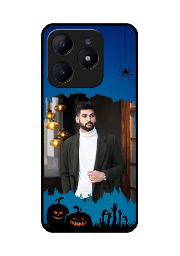 Realme Narzo N63 Custom Glass Phone CaseWith Pro Halloween Design