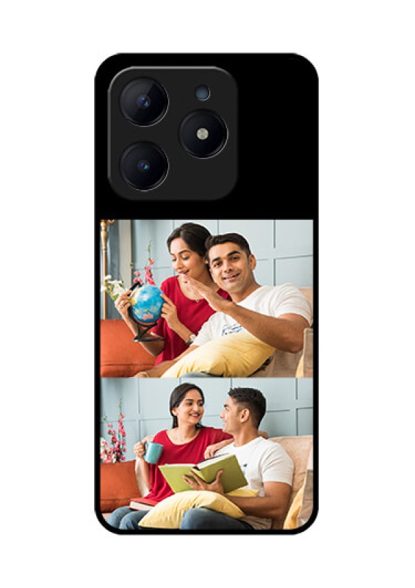 Realme Narzo N63 Custom Glass Phone Case2 Images Design
