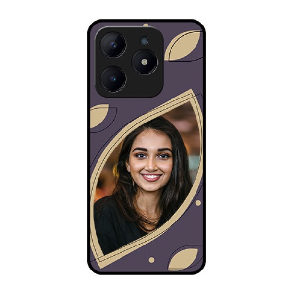 Realme Narzo N63 Custom Glass Phone CaseFalling Leaf Design