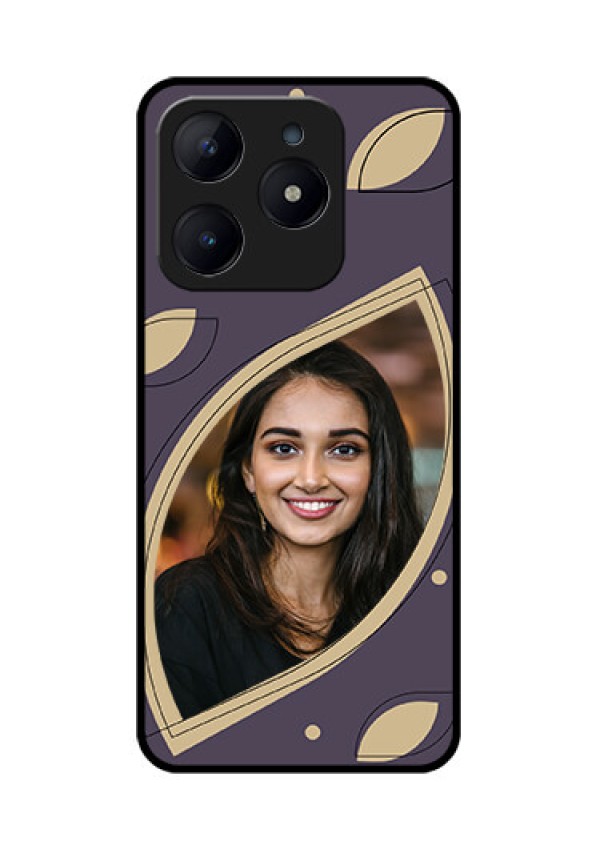 Realme Narzo N63 Custom Glass Phone CaseFalling Leaf Design