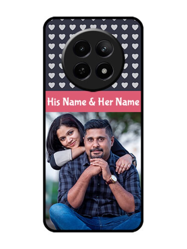 Custom Realme Narzo N65 5G Custom Glass Phone Case - Love Symbols Design