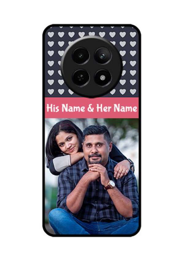 Realme Narzo N65 5G Custom Glass Phone Case - Love Symbols Design