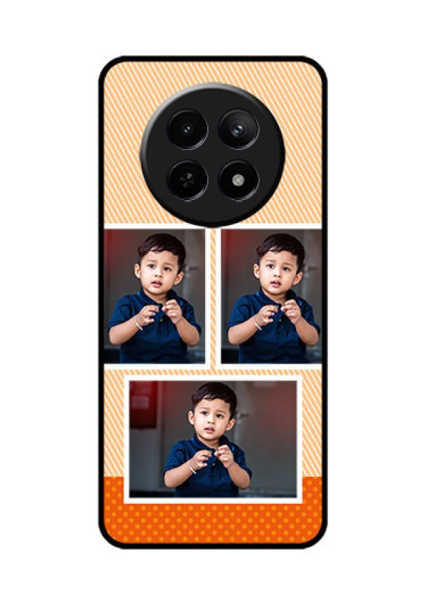 Realme Narzo N65 5G Custom Glass Phone Case - Bulk Photos Upload Design