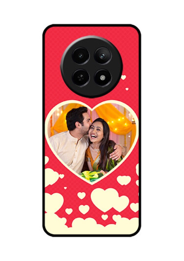 Realme Narzo N65 5G Custom Glass Phone Case - Love Symbols Phone Cover Design
