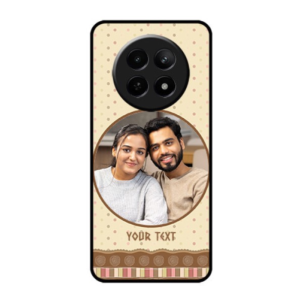 Realme Narzo N65 5G Custom Glass Phone Case - Brown Dotted Mobile Case Design Realme Narzo N65 5G Custom Glass Phone Case - Brown Dotted Mobile Case Design