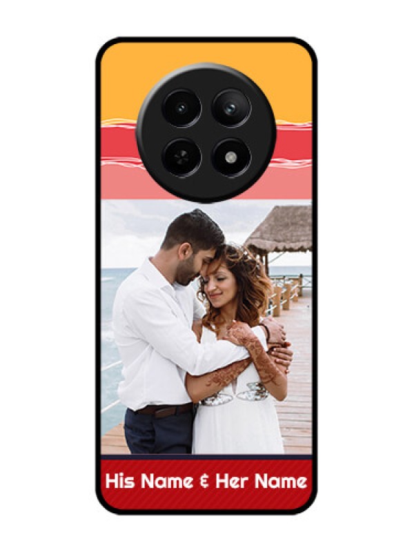 Custom Realme Narzo N65 5G Custom Glass Phone Case - Colorful Case Design