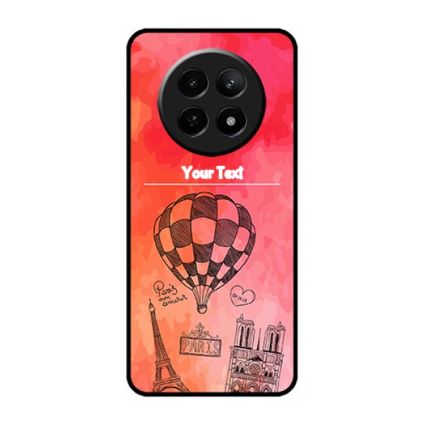Realme Narzo N65 5G Custom Glass Phone Case - Paris Theme Design