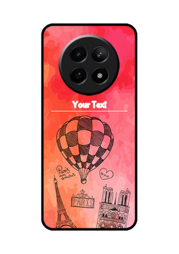 Realme Narzo N65 5G Custom Glass Phone Case - Paris Theme Design