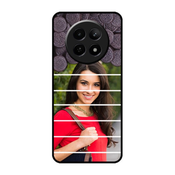 Realme Narzo N65 5G Custom Glass Phone Case - With Oreo Biscuit Design