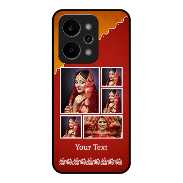 Realme Narzo Power 5G Custom Glass Phone Case - Wedding Pic Upload Design Realme Narzo Power 5G Custom Glass Phone Case - Wedding Pic Upload Design
