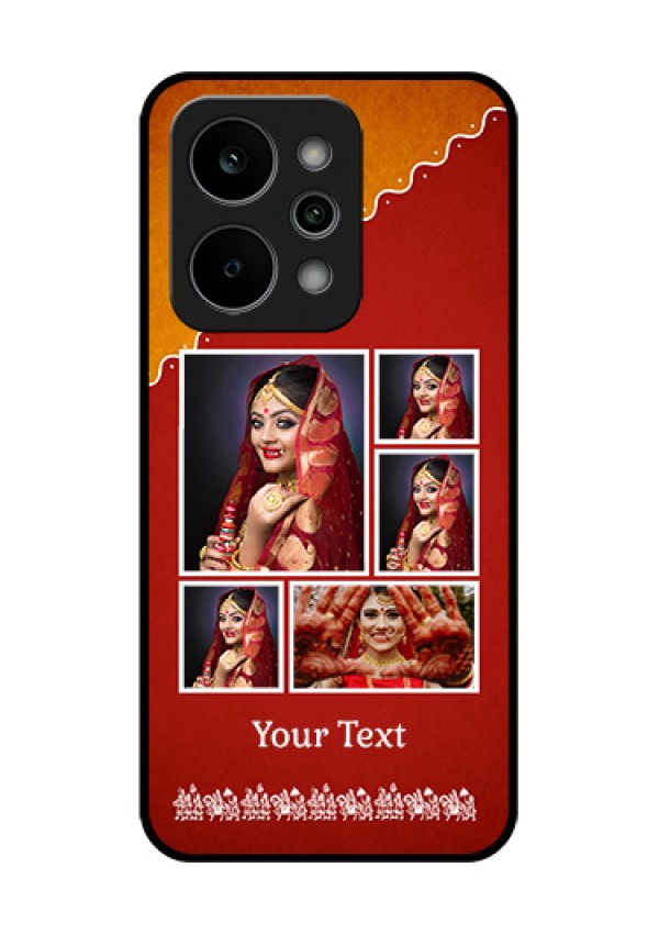Realme Narzo Power 5G Custom Glass Phone Case - Wedding Pic Upload Design