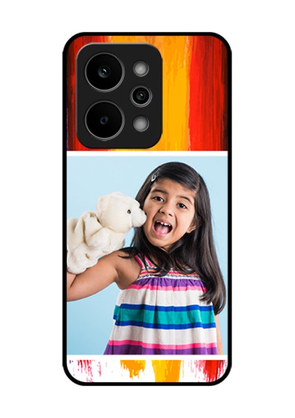 Realme Narzo Power 5G Custom Glass Phone Case - Multi Color Design