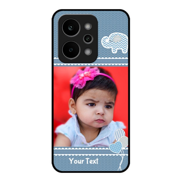 Realme Narzo Power 5G Custom Glass Phone Case - With Kids Pattern Design Realme Narzo Power 5G Custom Glass Phone Case - With Kids Pattern Design