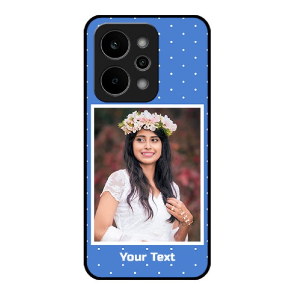 Realme Narzo Power 5G Custom Glass Phone Case - Polka Dots Design