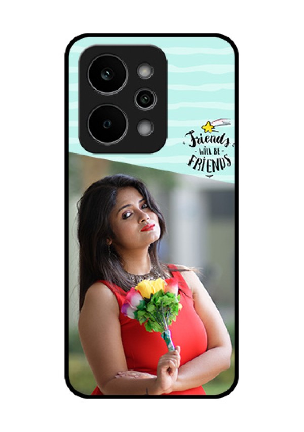Realme Narzo Power 5G Custom Glass Phone Case - Friends Picture Icon Design