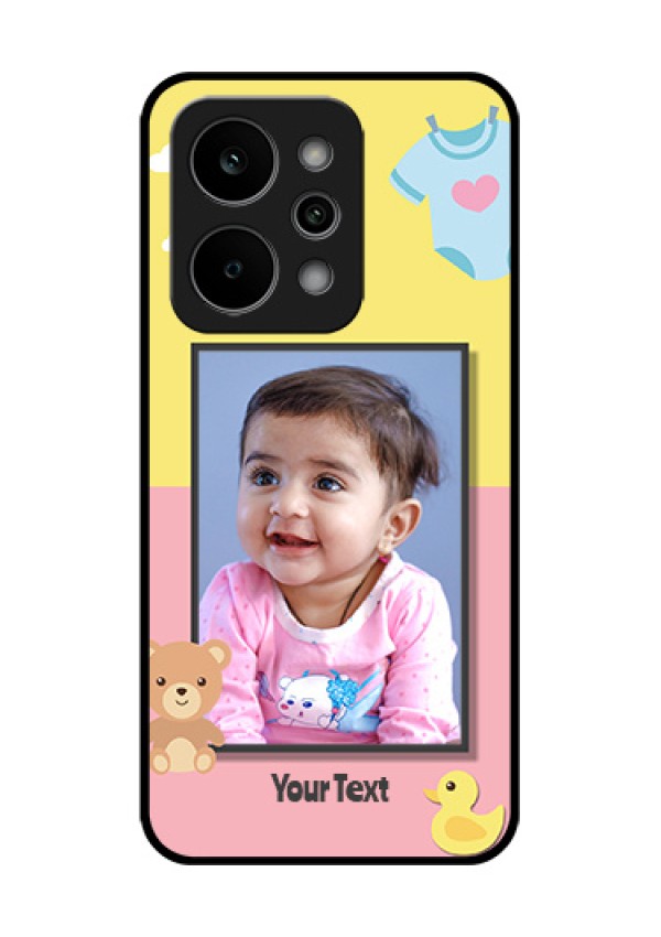 Realme Narzo Power 5G Custom Glass Phone Case - Kids 2 Color Design