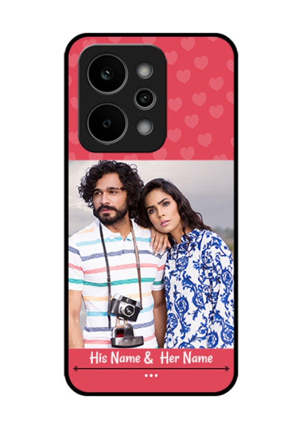Realme Narzo Power 5G Custom Glass Phone Case - Simple Love Design