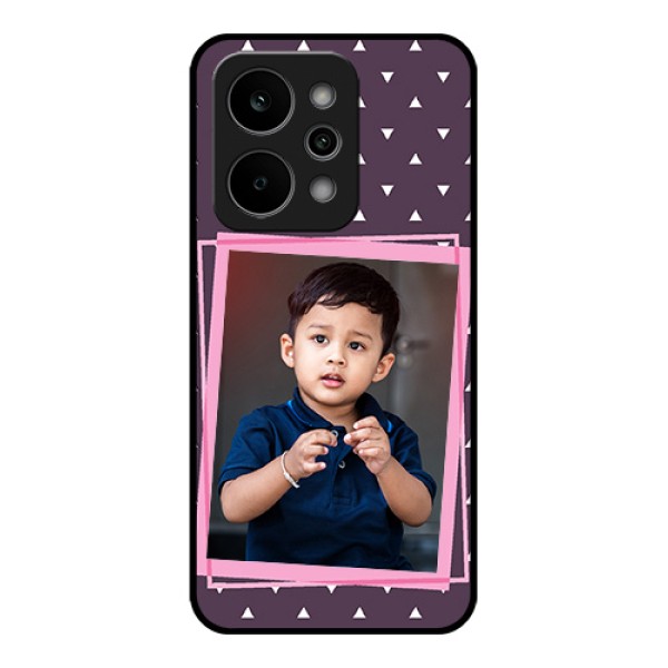 Realme Narzo Power 5G Custom Glass Phone Case - Triangle Pattern Dotted Design Realme Narzo Power 5G Custom Glass Phone Case - Triangle Pattern Dotted Design