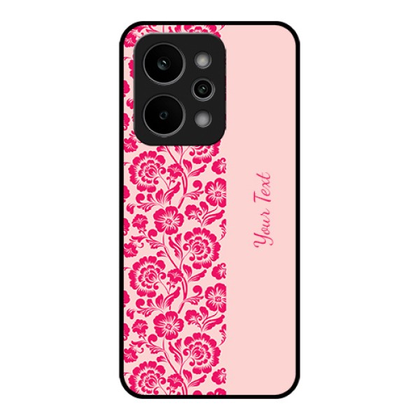 Realme Narzo Power 5G Custom Glass Phone Case - Attractive Floral Pattern Design Realme Narzo Power 5G Custom Glass Phone Case - Attractive Floral Pattern Design